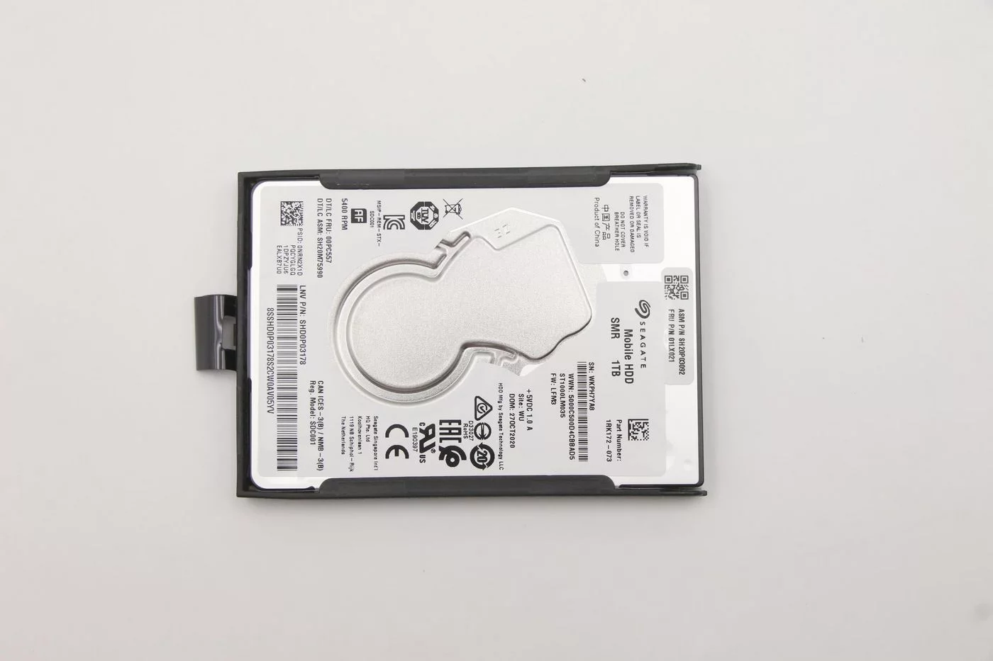 Lenovo 1TB SATA harde schijf – 5400 rpm, 7 mm – 01LX021