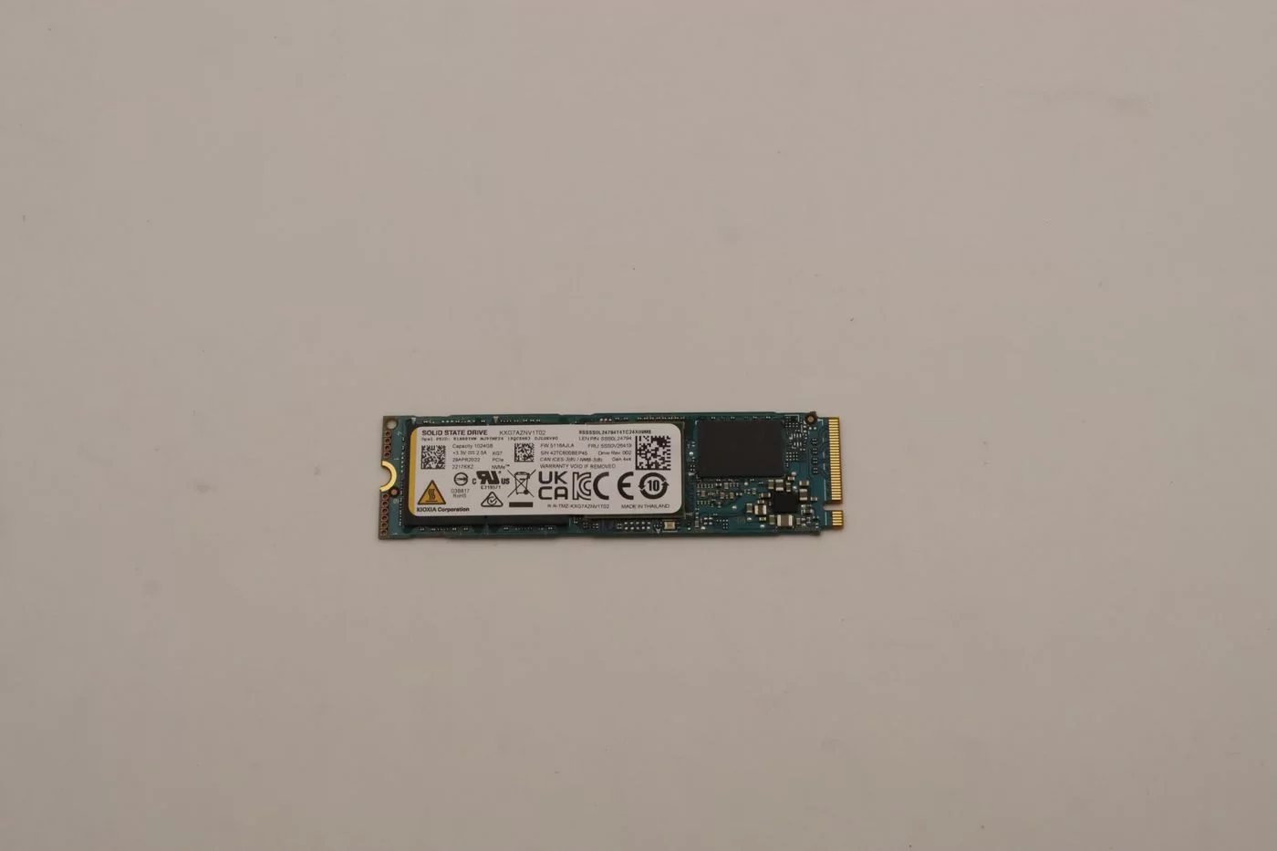 Lenovo 1TB M.2 2280 NVMe SSD – PCIe 4.0 x4 – 5SS0V26419