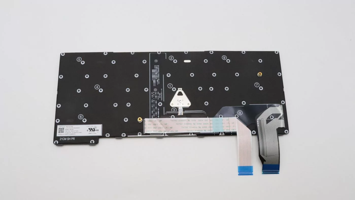 Lenovo ThinkPad X13 Gen 3 geïntegreerd toetsenbord – UK-layout met verlichting – 5N21H77075