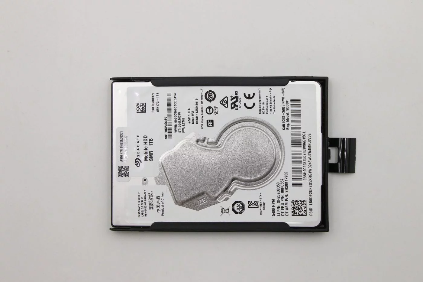 Lenovo 1TB 2,5-inch SATA harde schijf – 5400 rpm, 7 mm – 00HM747