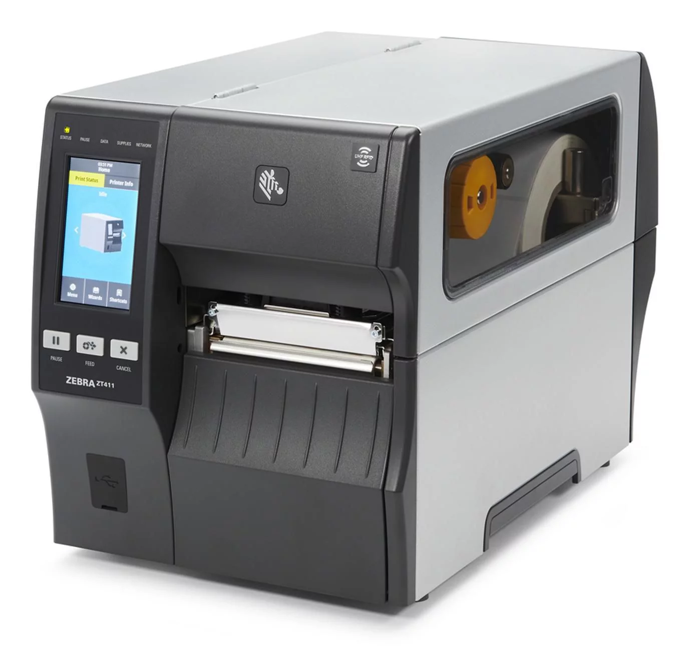Zebra TT Printer ZT411 4", 203dpi, (ZT41142-T0E0000Z)
