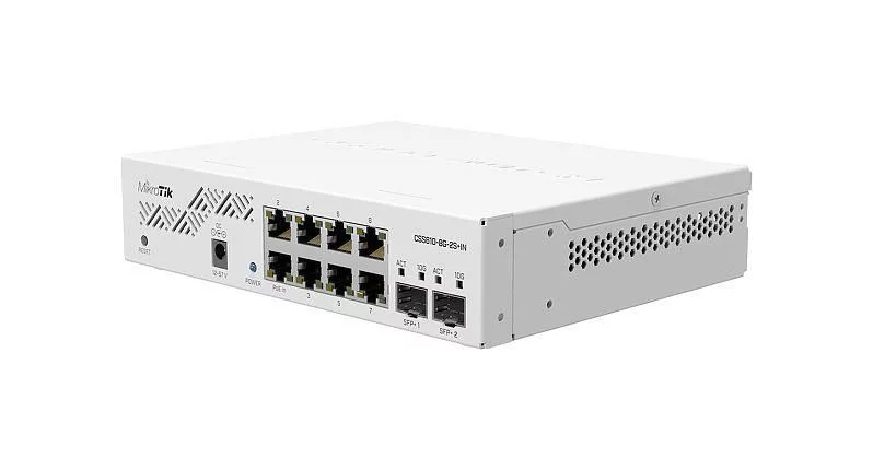 MikroTik CSS610-8G-2S+IN netwerkswitch – 2 SFP+-poorten – CSS610-8G-2S+IN