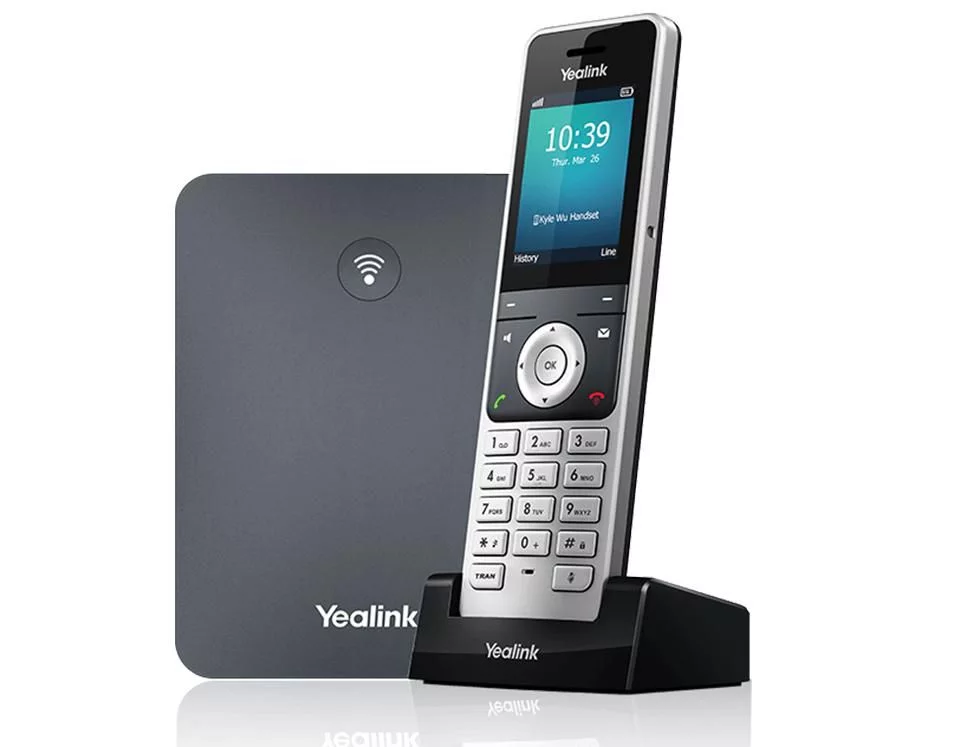 Yealink W76P DECT IP-telefoonsysteem – 20 gelijktijdige gesprekken – W76P