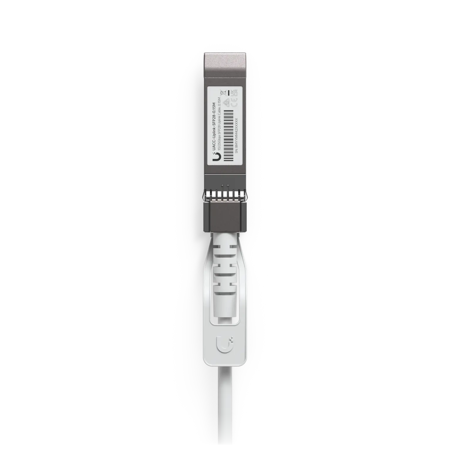 Exacte Ubiquiti UACC-UPLINK-SFP28-0.15M kabel van bovenaf