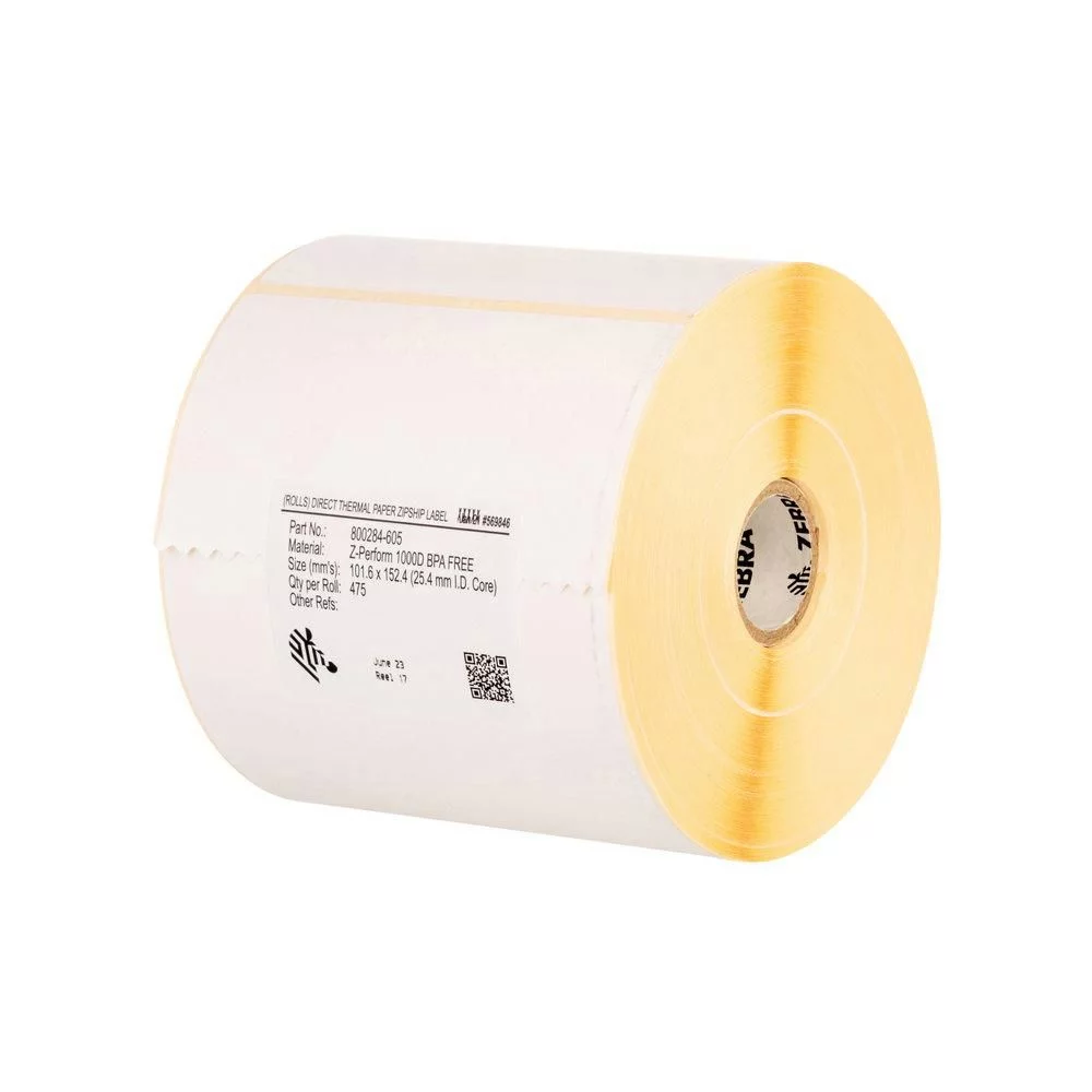 Zebra Label, Paper, 76x76mm TT, (3002066)