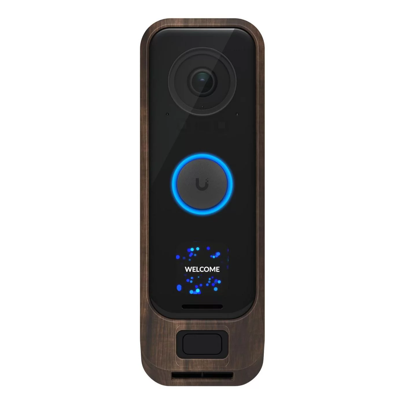 Ubiquiti G4 Doorbell Pro Cover – houtkleurige afwerking – UACC-G4-DB-PRO-COVER-WOOD