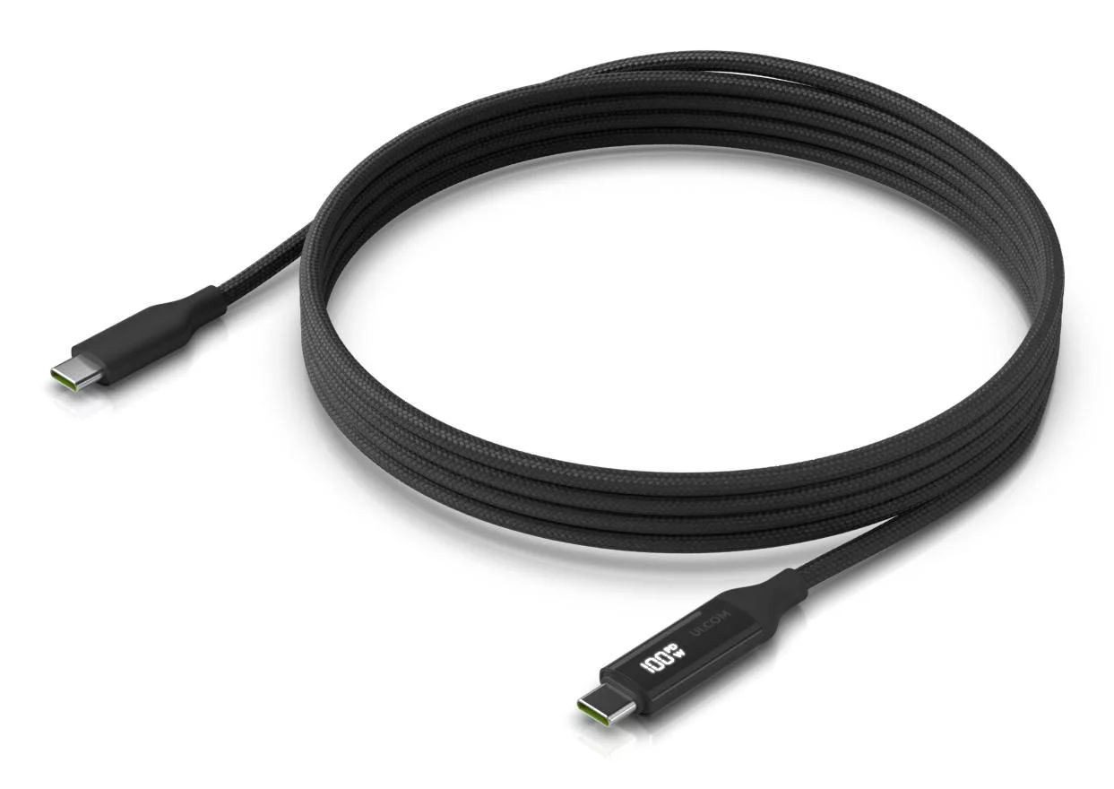 Ubiquiti Braided power and data cable (UACC-CABLE-USB-100W-2M-BK)