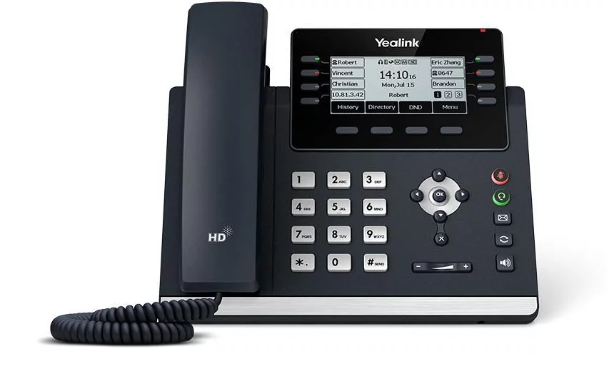 Yealink T43U zakelijke VoIP-telefoon – dual Gigabit Ethernet – SIP-T43U