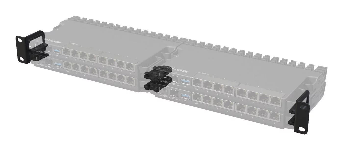 MikroTik RB5009/L009 rackmountkit – voor maximaal vier routers in 1U – K-79