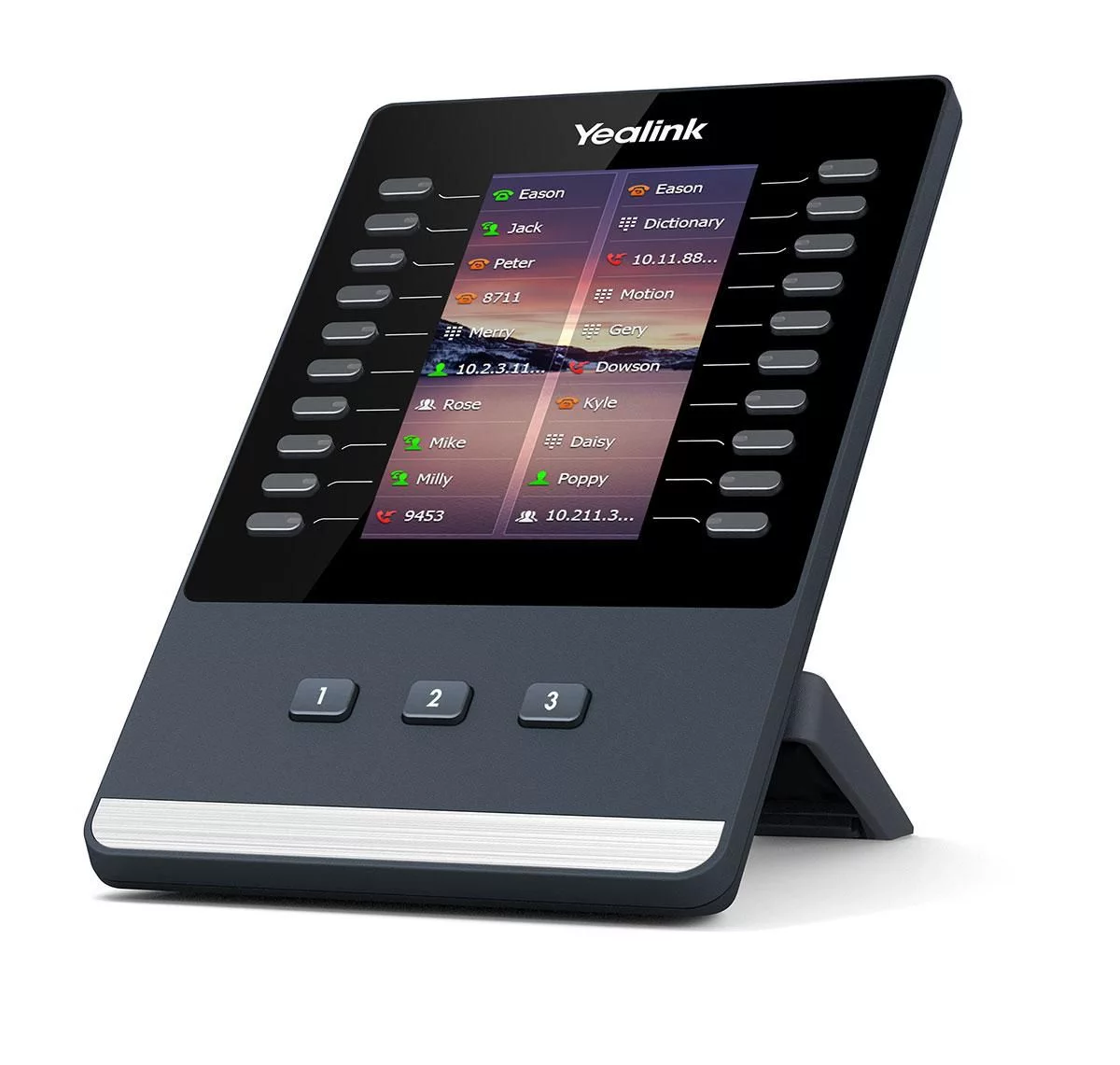 Yealink EXP43 telefoonuitbreidingsmodule – 4,3-inch kleurenscherm – 1300036