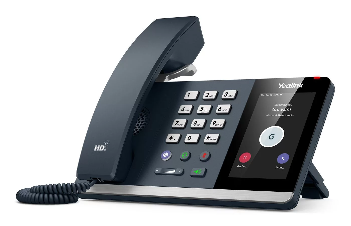 Yealink MP54 Teams IP-telefoon – 4-inch touchscreen – MP54-TEAMS