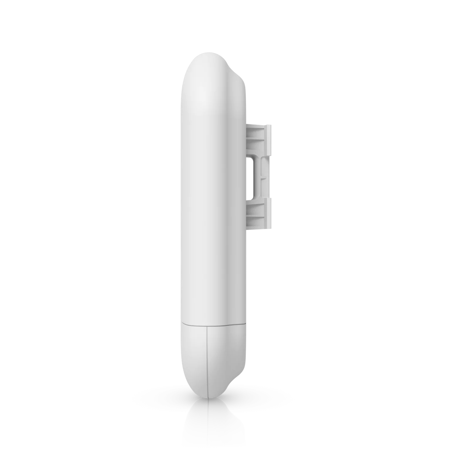 Profielaanzicht van de Ubiquiti airMAX NanoStation 5AC Loco (LOCO5AC) met bevestigingsbeugel