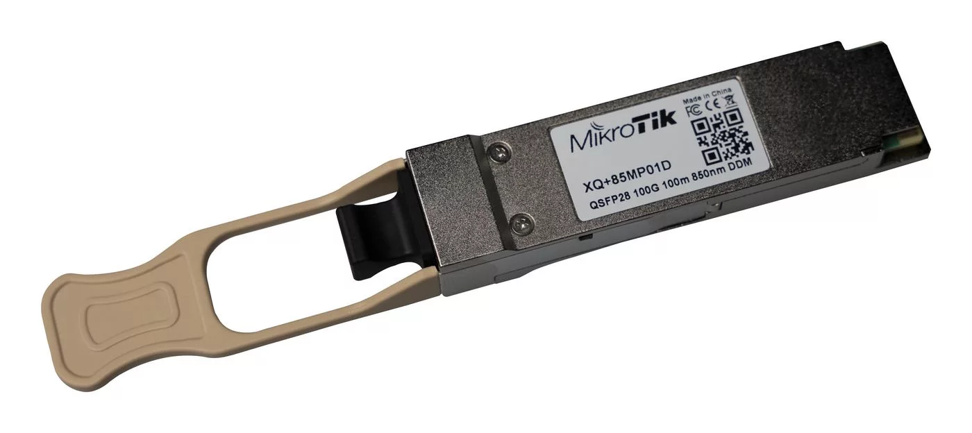 MikroTik QSFP28 optische transceiver – 100G multimode tot 100 m – XQ+85MP01D