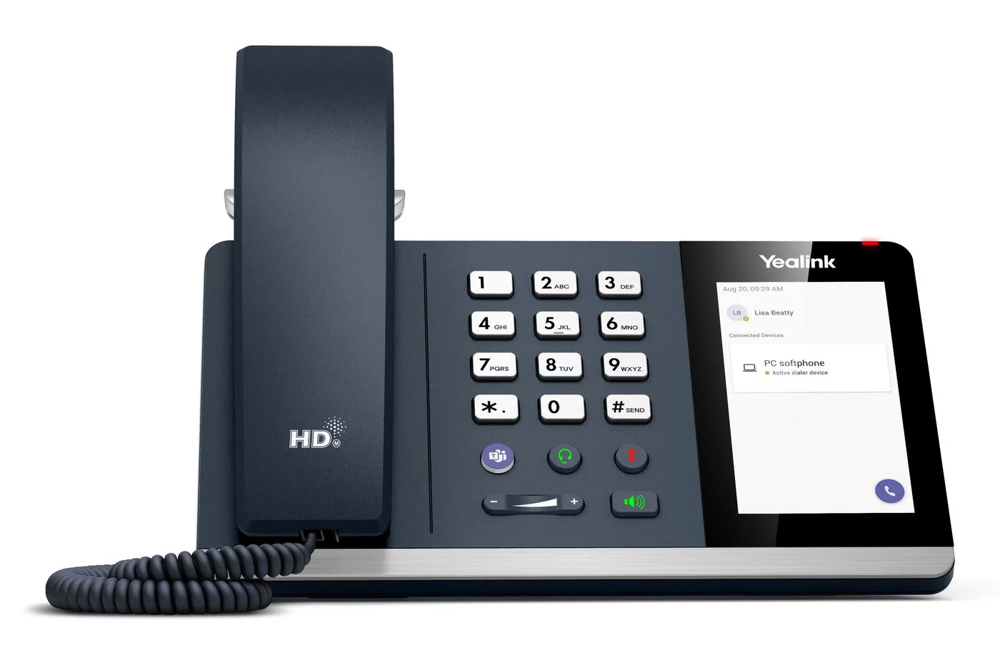 Yealink MP45 USB-telefoon voor Teams – touchscreen – MP45