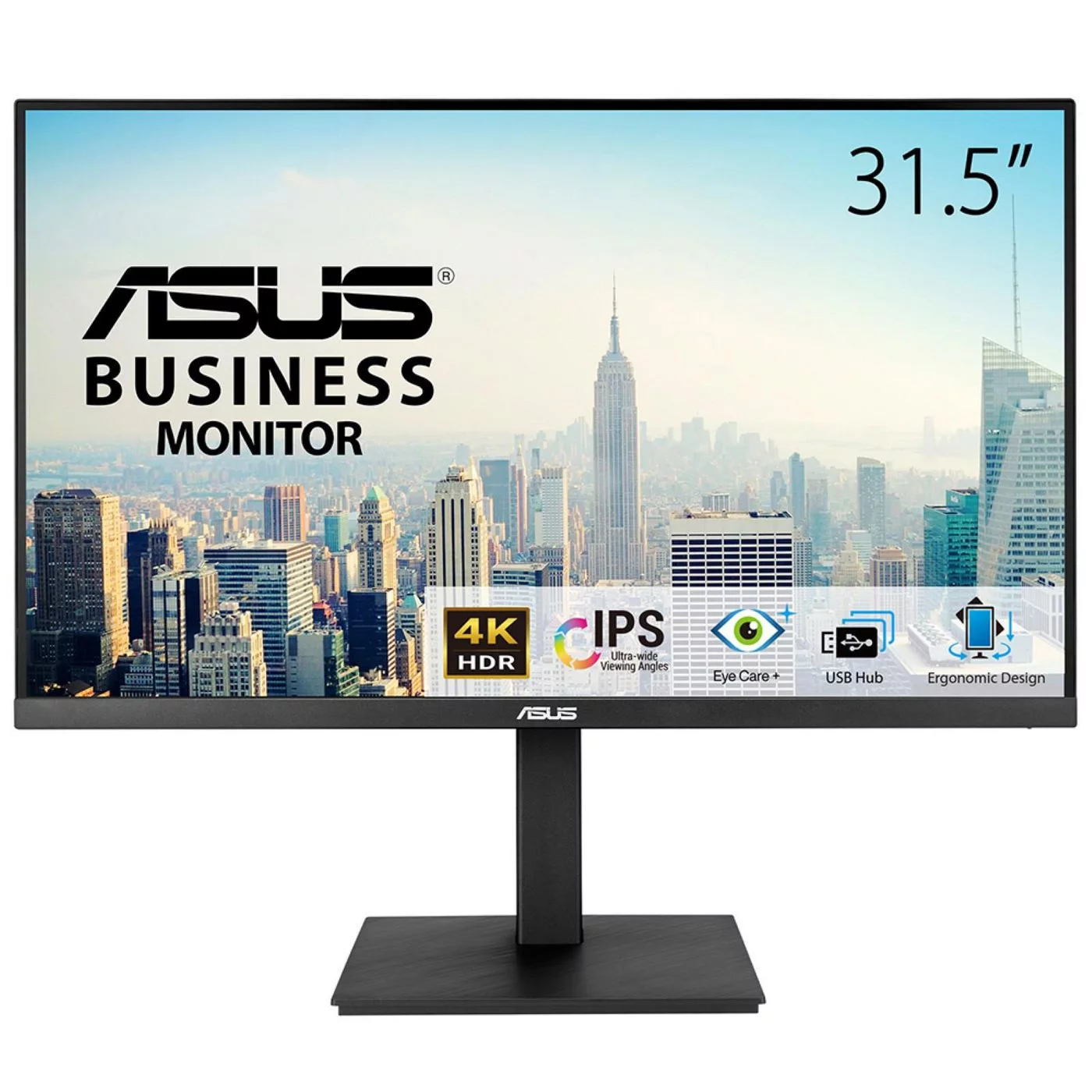 ASUS VA32UQSB 31,5-inch 4K UHD-monitor – ergonomische standaard – 90LM04W7-B01E70
