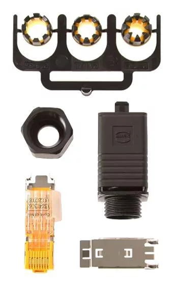 Axis SPR CONN PUSH PULL PLUG IDC-8 (5700-371)