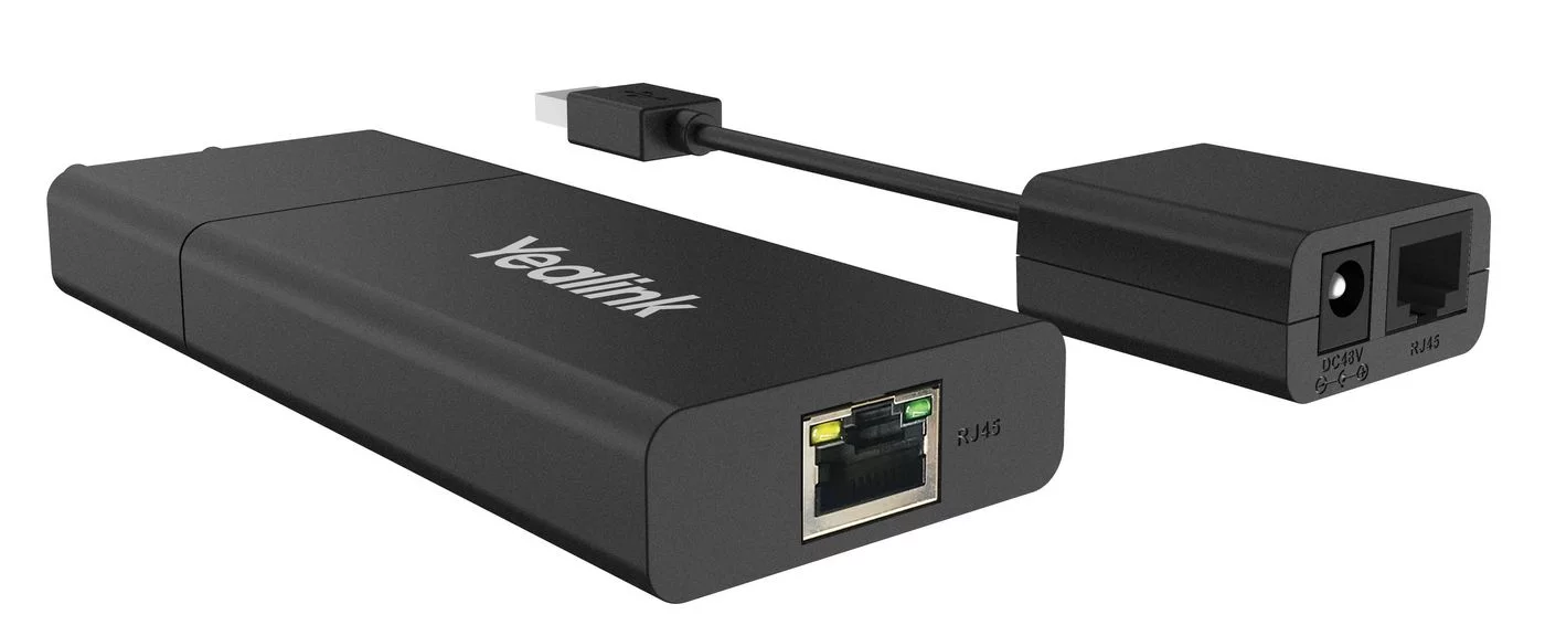Yealink USB-extender – tot 40 m via Cat5e – USB2CAT5E-EXT