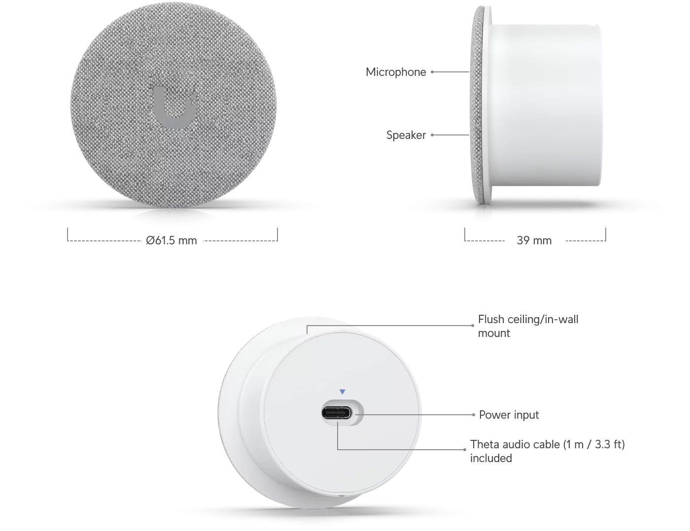 Ubiquiti AI Theta Audio, model UVC-AI-Theta-Audio