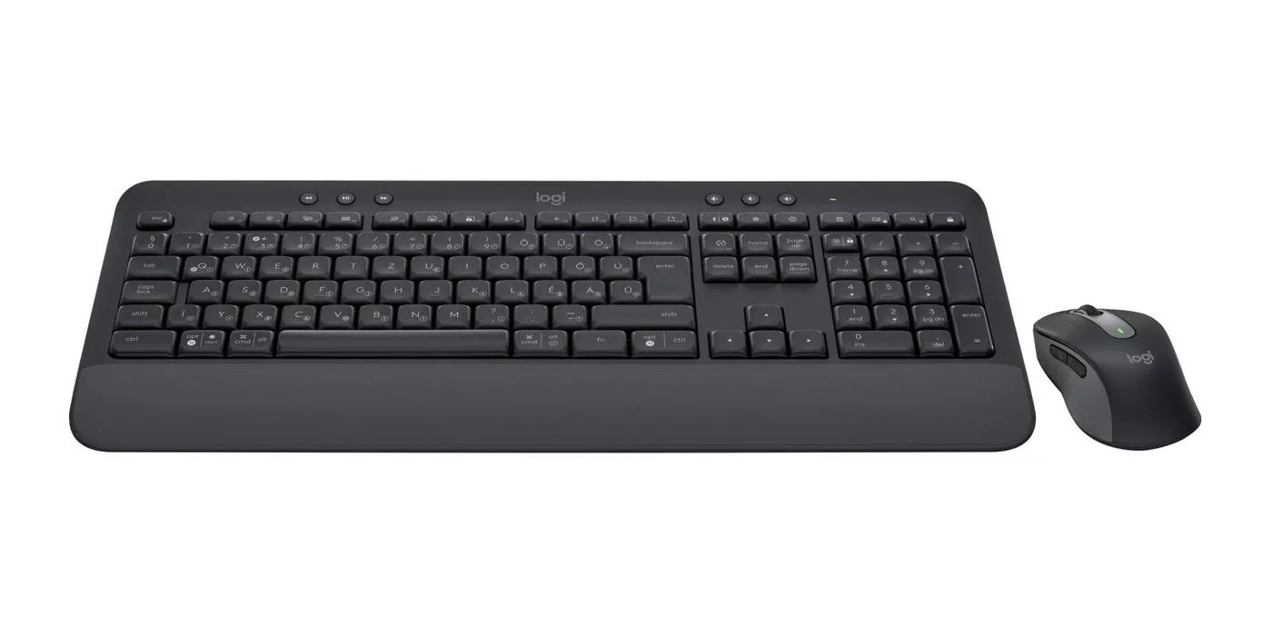 Logitech Signature MK650 toetsenbord- en muisset – Hongaars QWERTZ, graphite – 920-011008