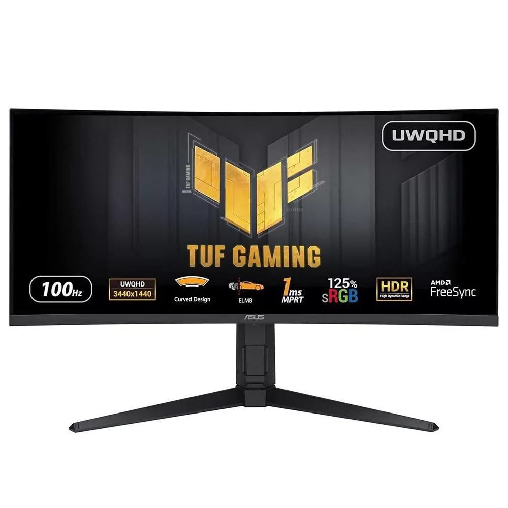 ASUS TUF Gaming 34-inch ultrawide monitor – 3440 × 1440 – VG34VQEL1A