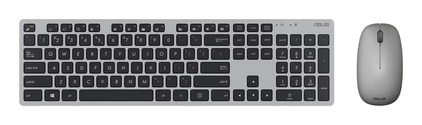 ASUS W5000 draadloze toetsenbord- en muisset – 2,4GHz-verbinding – 90XB0430-BKM1S0