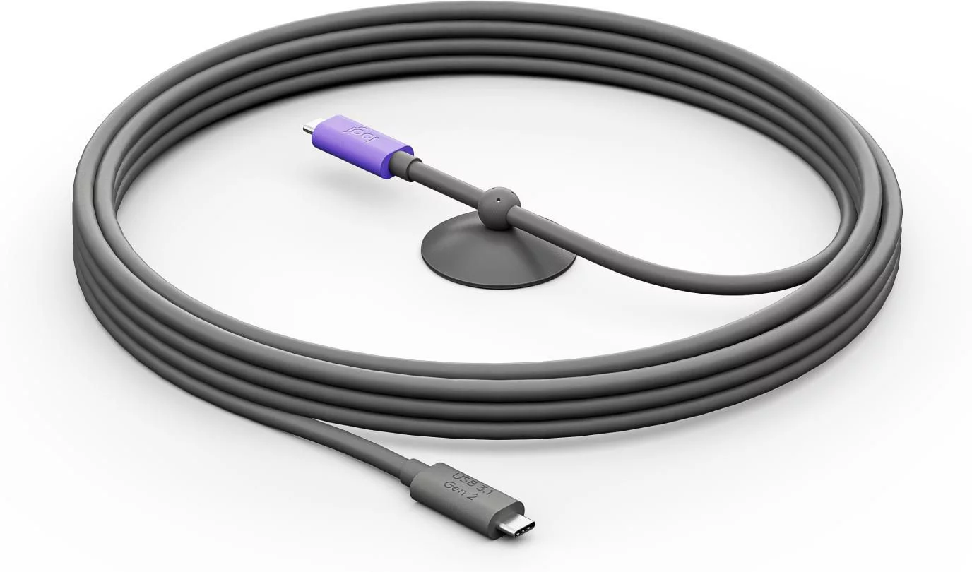 Logitech Active USB-kabel – 5 m met DisplayPort Alt Mode – 952-000195