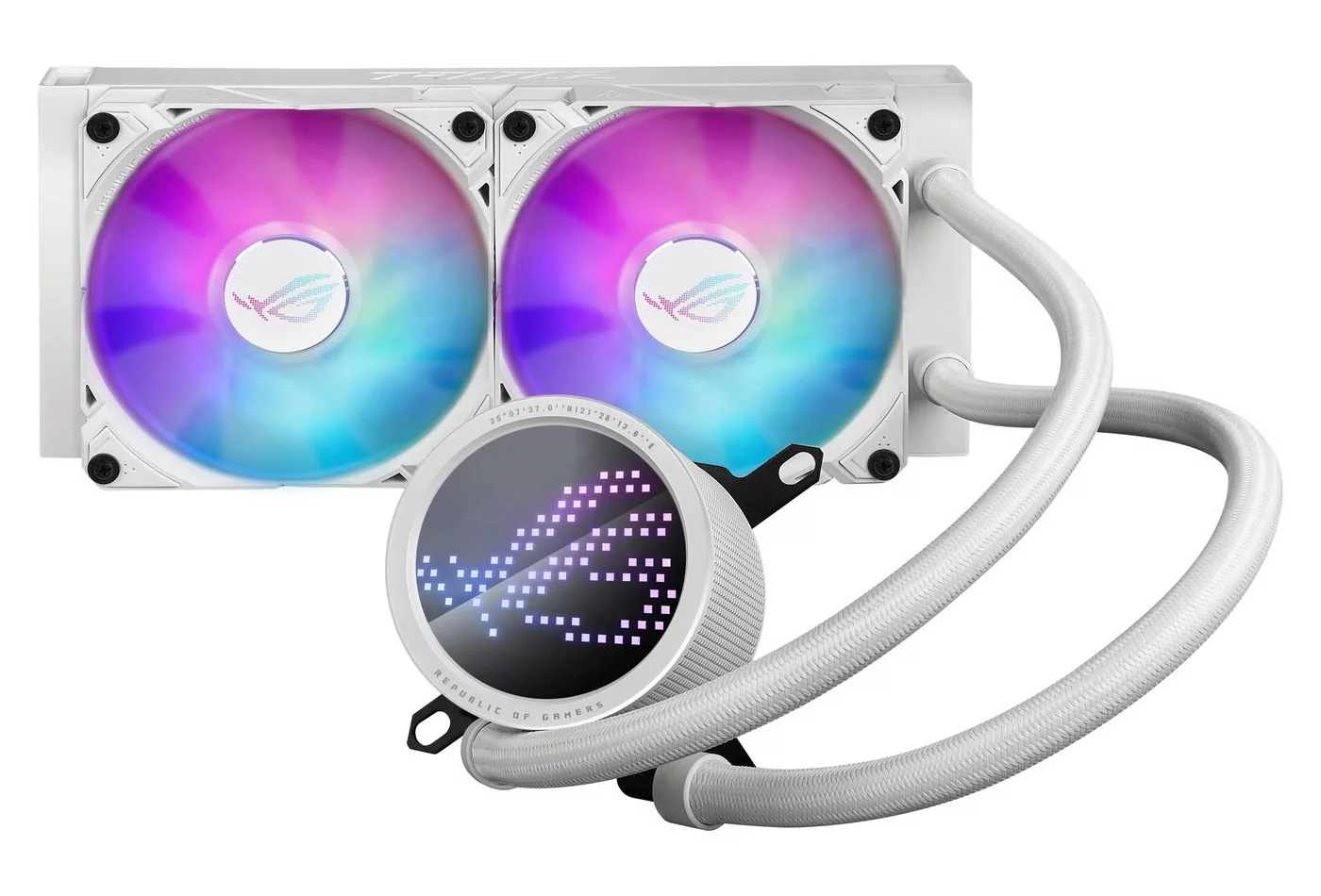 ASUS ROG Ryuo III 240 ARGB White Edition CPU-waterkoeler – 240 mm radiator – 90RC00J2-M0UAY0