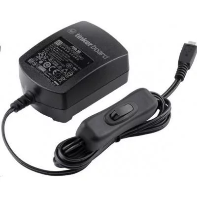 ASUS Tinker Power Supply netadapter – 5 V/3 A met aan/uit-schakelaar – 90ME00S0-M0XAY1