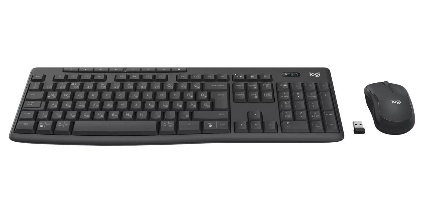 Logitech MK370 Combo for Business draadloos toetsenbord en muis – Hongaars QWERTZ – 920-012079