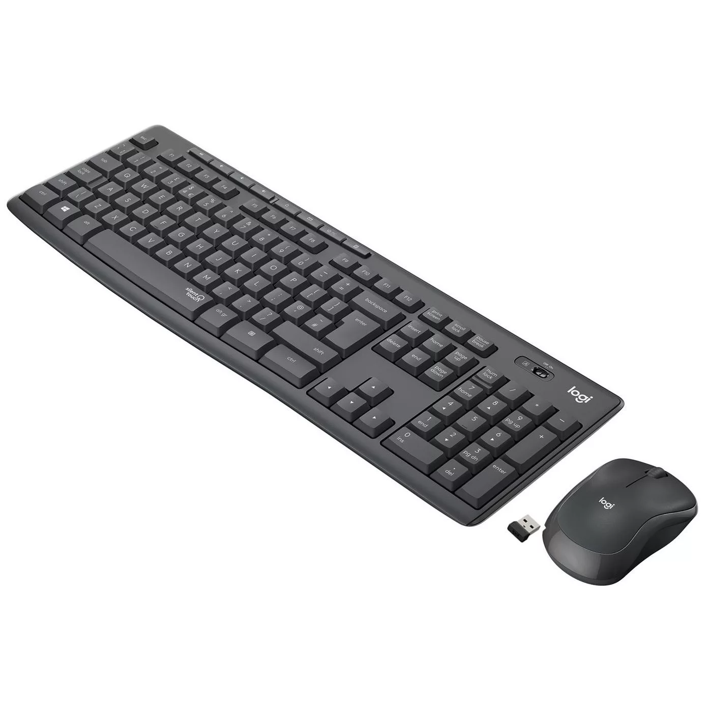 Logitech MK295 Silent toetsenbord- en muisset – Belgische AZERTY – 920-009803