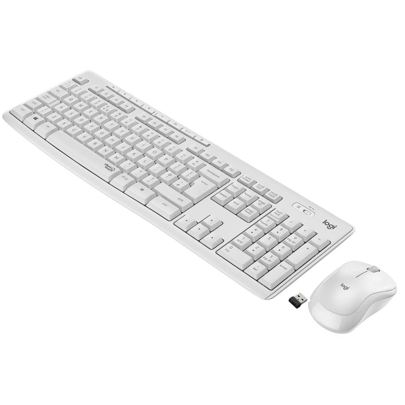 Logitech MK295 Silent Wireless Combo – AZERTY, off-white – 920-009820