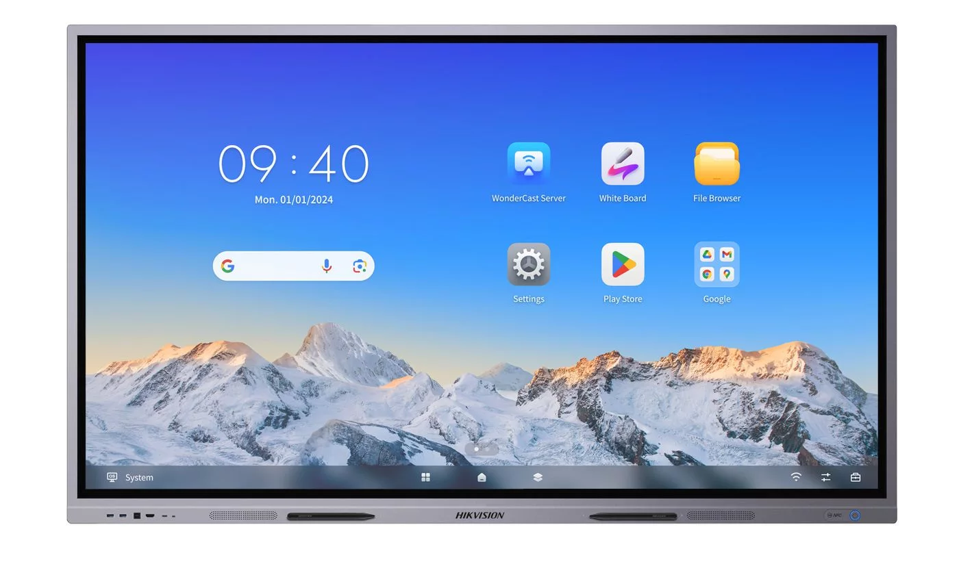 Hikvision 98-inch interactief display – 4K UHD en 50-punts touch – DS-D5C98RB/A
