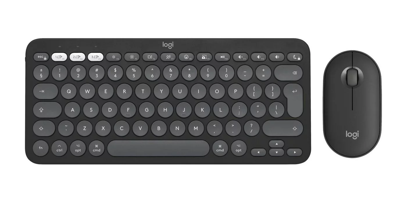 Logitech Pebble 2 Combo for Mac toetsenbord- en muisset – compact Bluetooth-set – 920-012244