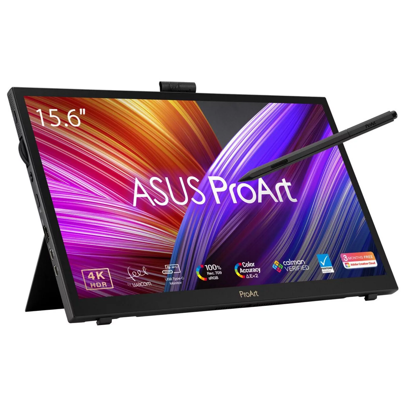 ASUS ProArt PA169CDV draagbare 4K-touchmonitor met pen – 90LM0711-B01I70
