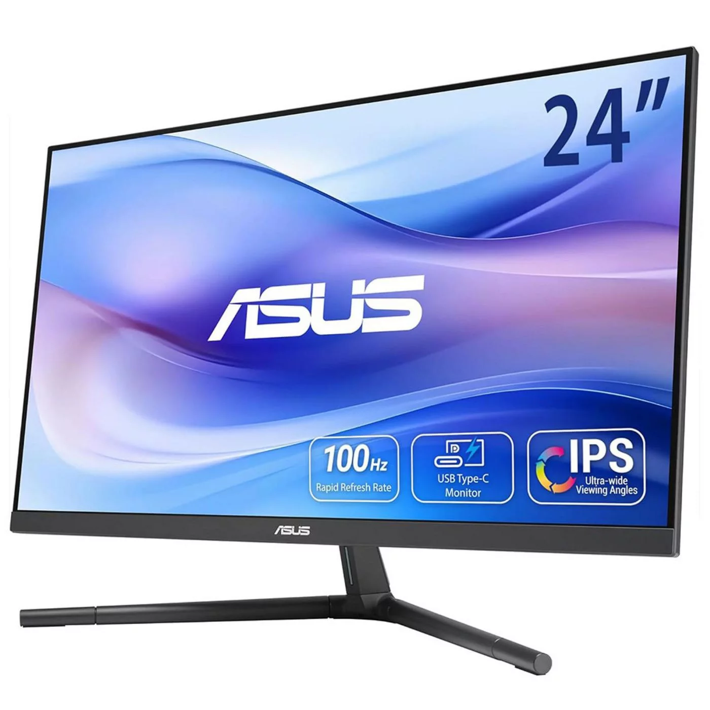 ASUS VU249CFE-B 23,8-inch monitor – USB-C met 15 W Power Delivery – 90LM09JK-B01K70