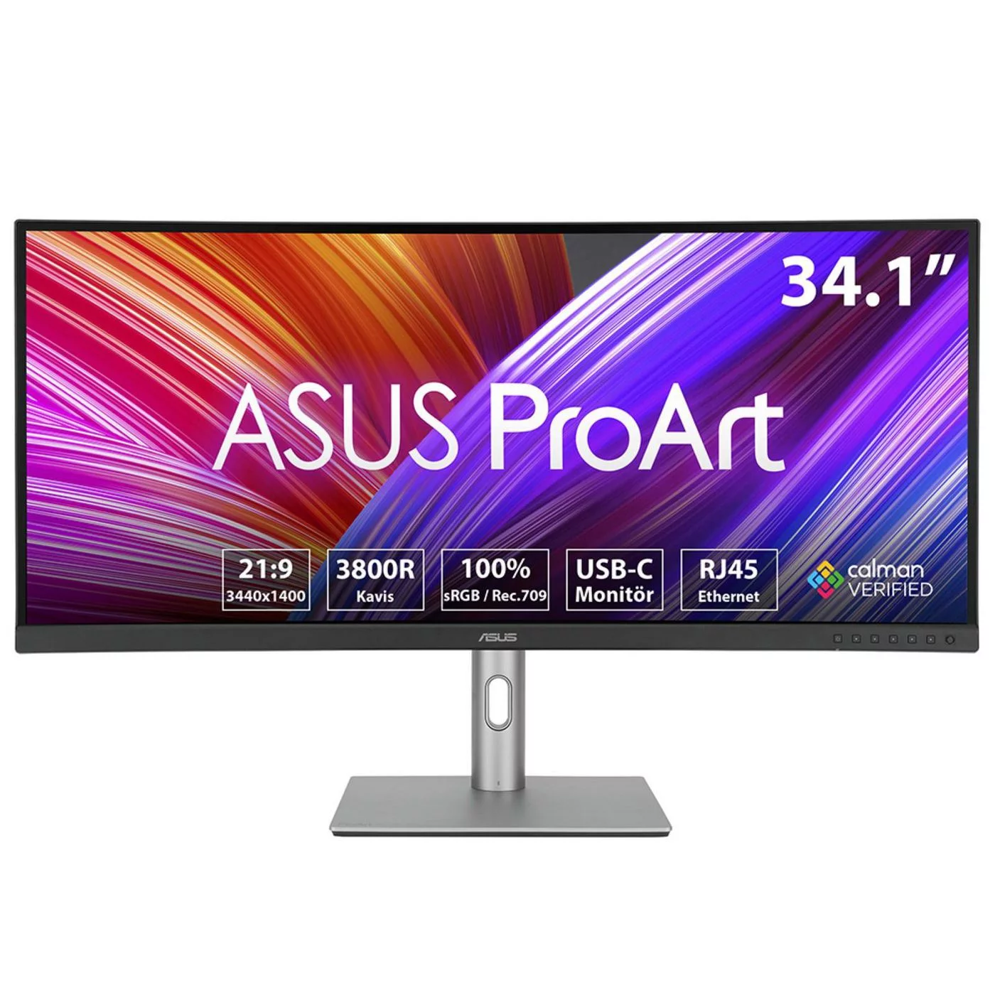 ASUS ProArt PA34VCNV curved ultrawide monitor – 34,1 inch WQHD – 90LM04A0-B02370
