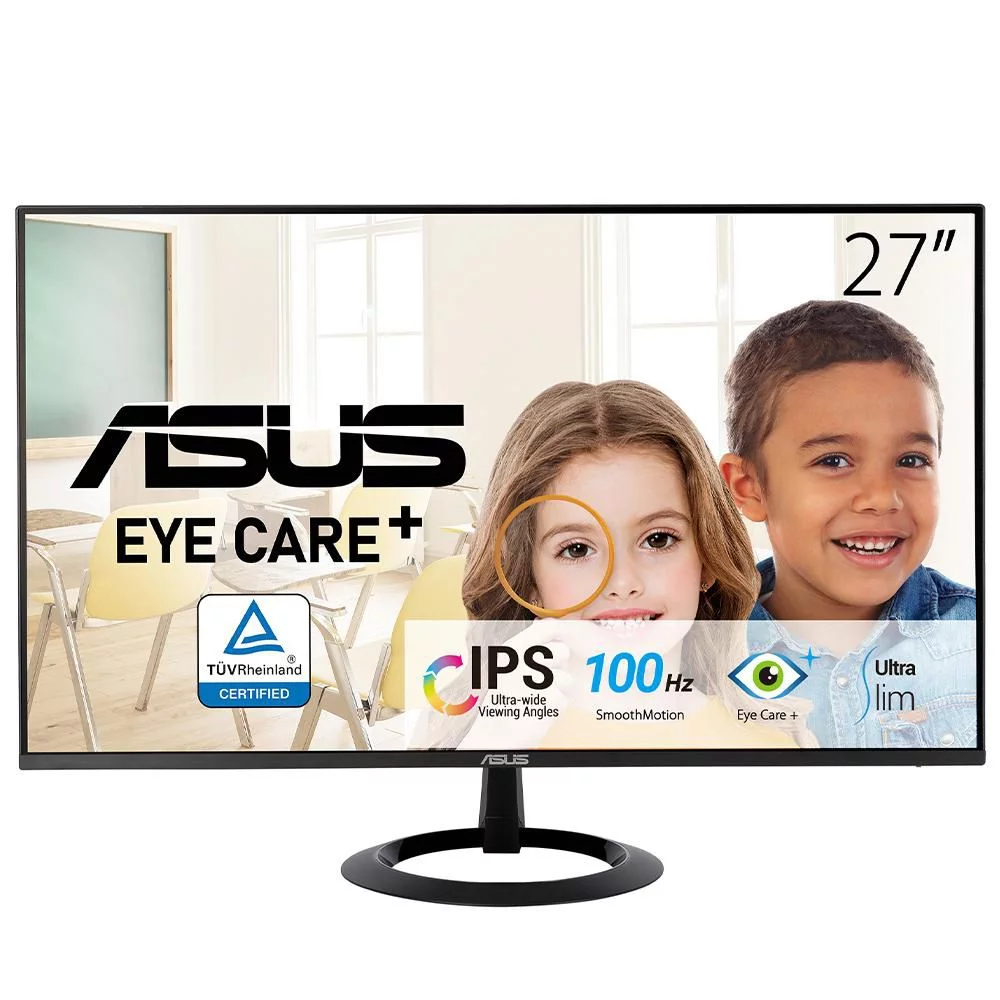 ASUS VZ27EHF 27-inch monitor – Full HD IPS, 100 Hz – 90LM07B0-B01470