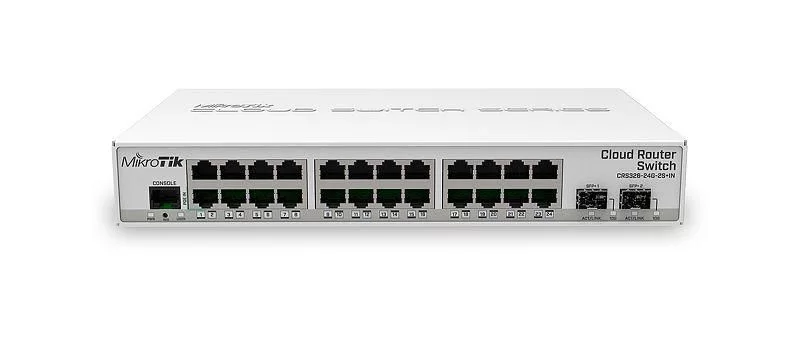 MikroTik CRS326 netwerkswitch – 24× Gigabit, 2× 10G SFP+ – CRS326-24G-2S+IN